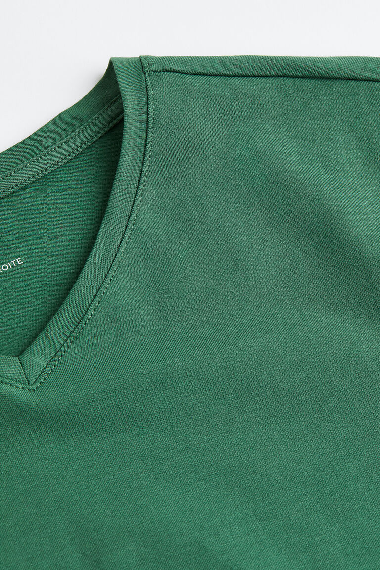 Slim Fit Vneck Tshirt