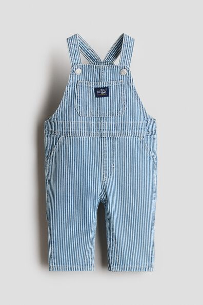 Cotton denim dungarees