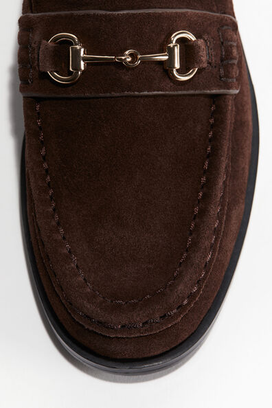Suede loafers