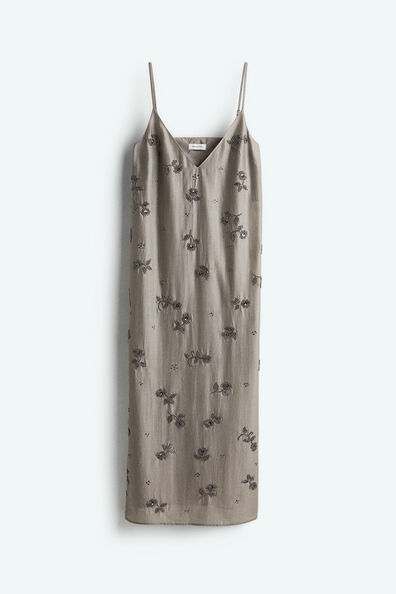 Bead-embellished dress