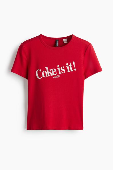Text-motif T-shirt