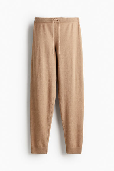 Fine-knit joggers