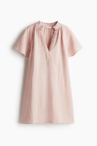 A-line muslin dress