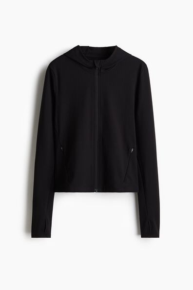 Hooded sports jacket with SoftMove™