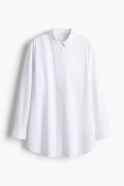Oversized cotton shirt