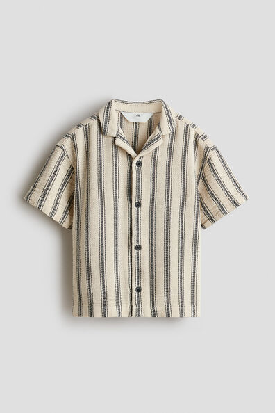 Textured resort shirt