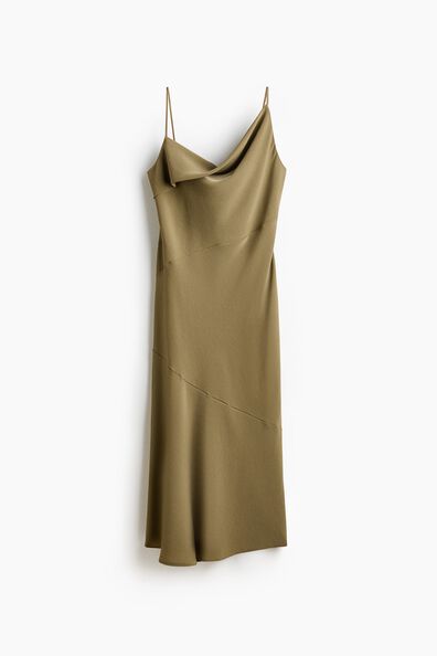 Asymmetric strappy dress