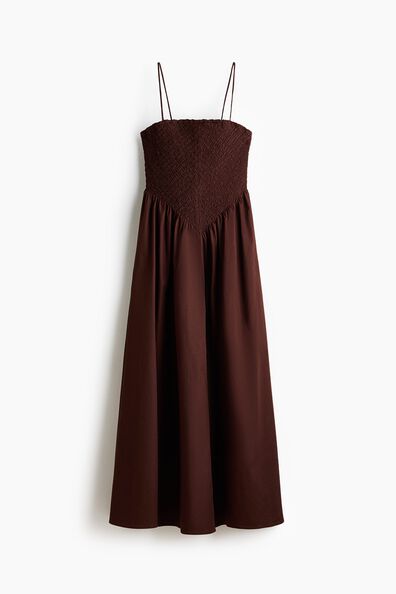 Smocked cotton dress