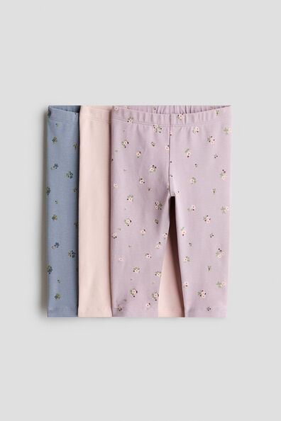 3-pack cotton leggings