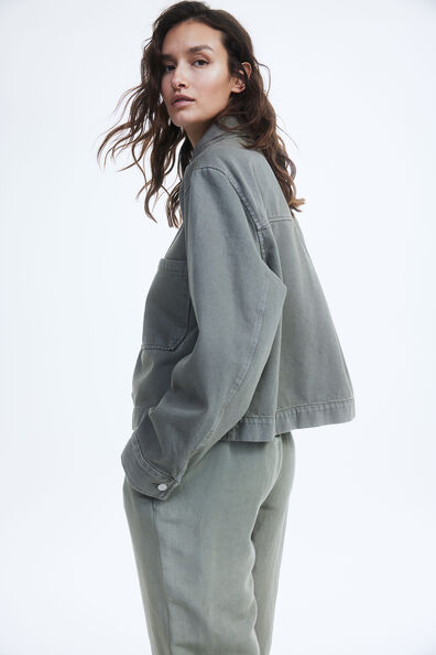 MAMA Linen-blend trousers