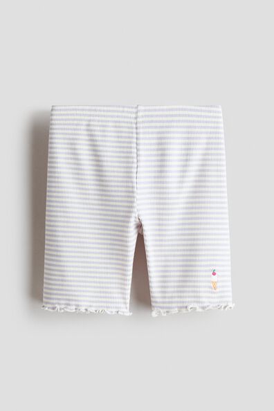 Printed cotton cycling shorts