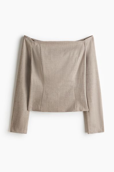 Off-the-shoulder top