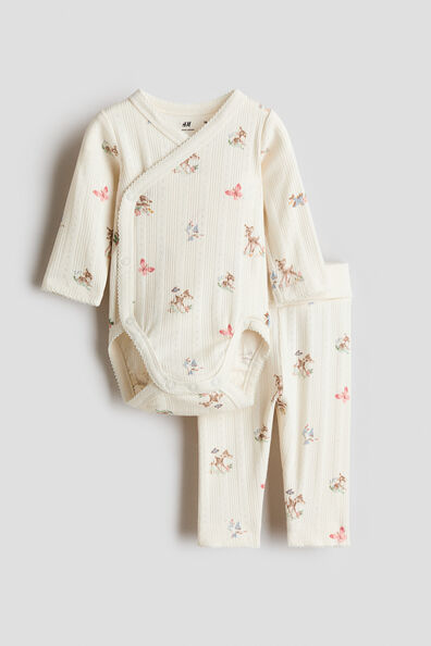 2-piece printed cotton set
