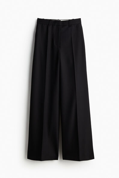 Tailored crease-leg trousers