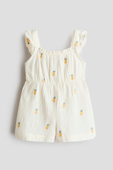 Cotton muslin jumpsuit