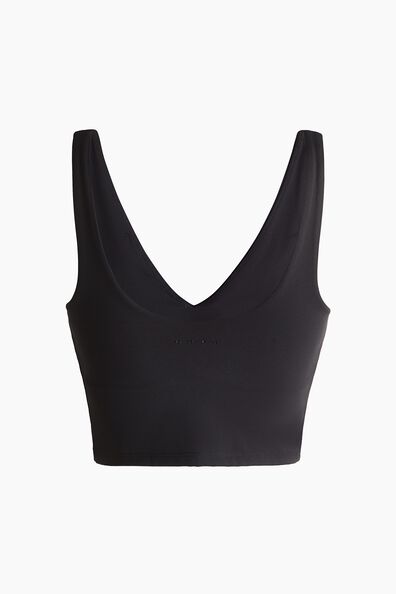 Integral-bra sports top with SculptMove™