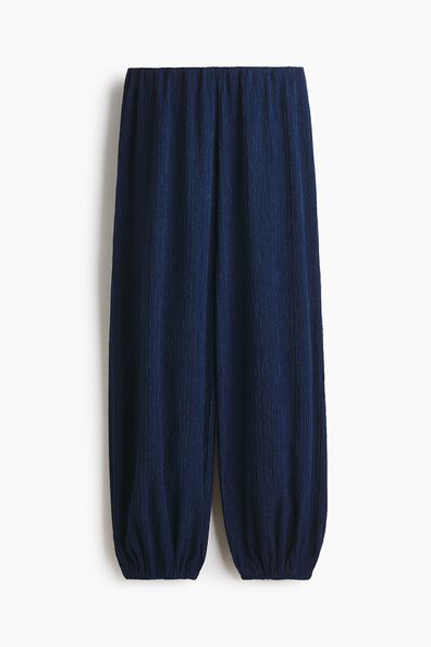 Crinkled balloon trousers