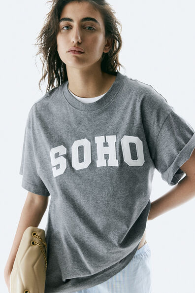 Oversized printed T-shirt