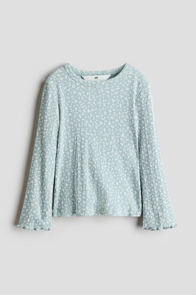 Patterned cotton top
