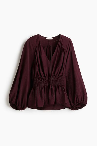 Smocked blouse