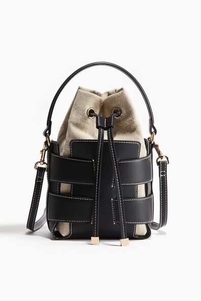 Crossbody bucket bag