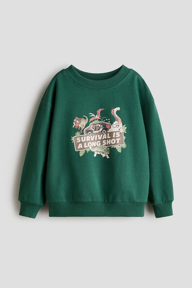 Print-motif sweatshirt