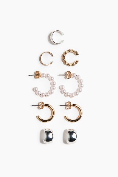 Hoop earrings and ear cuffs