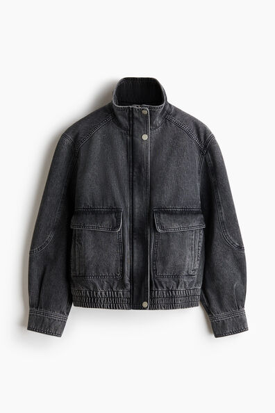 Oversized denim jacket