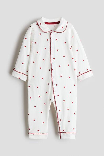Collared sleepsuit