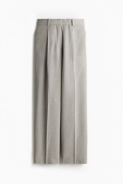 Wool-blend tailored trousers