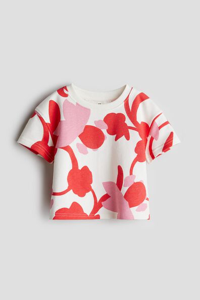 Printed cotton T-shirt