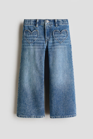 Loose Fit Wide Leg Jeans