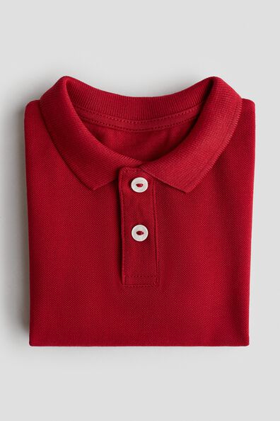 Piqué polo shirt