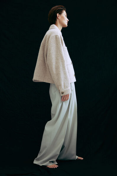 Wool-blend jacket