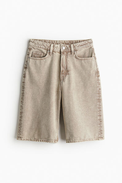 Bermuda Baggy High Denim shorts