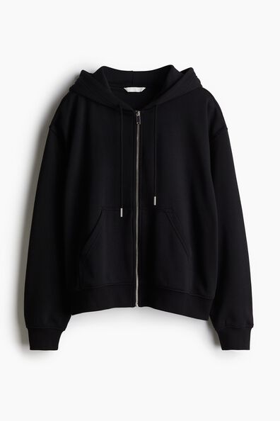 Zip-through hoodie