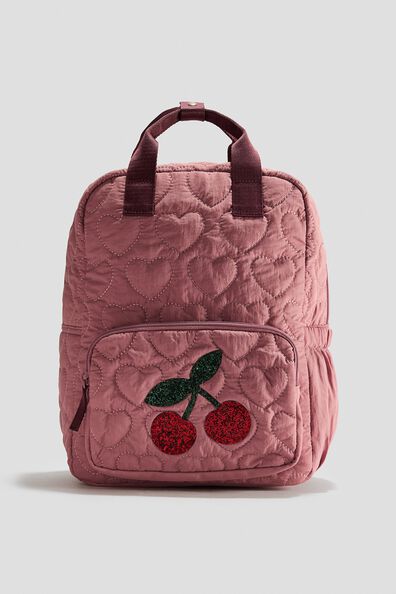 Motif-detail backpack