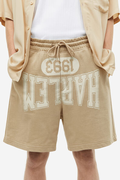 Relaxed Fit Printed sweatshorts