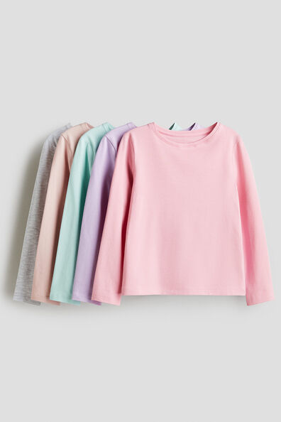 5-pack jersey tops