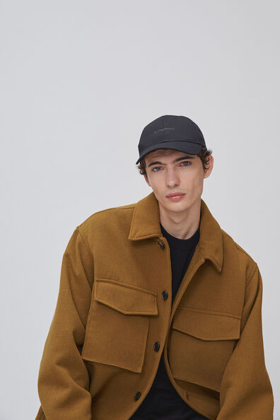 Wool-blend shacket