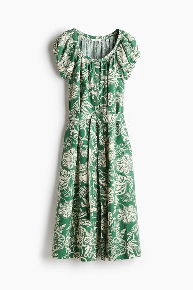 Tie-belt dress