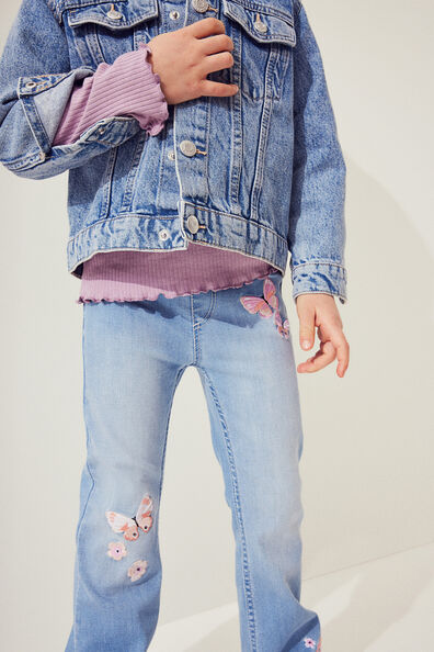 Superstretch Flared Leg Jeans
