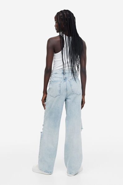 90s Baggy High Jeans