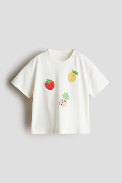 Appliquéd T-shirt