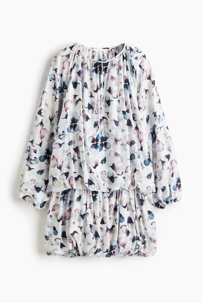Bubble-hem dress