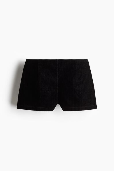 Denim mini shorts