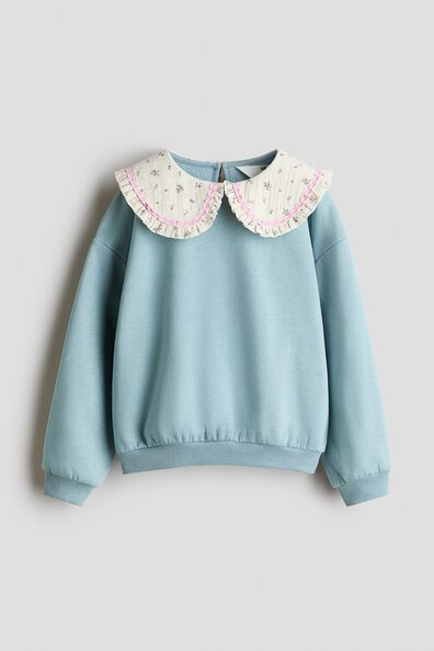 Collared sweatshirt