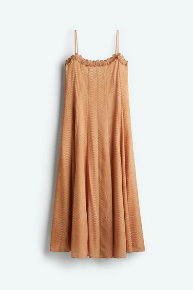 Strappy chiffon dress