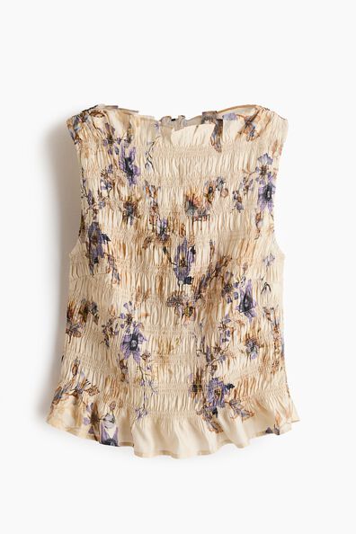 Smocked top