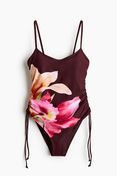 Padded-cup High Leg Swimsuit